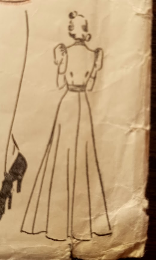 1940s Style Gathered Front Zip Front Puffed Sleeve Hostess or Day Dress Custom Made in Your Size From a Vintage Pattern  1940