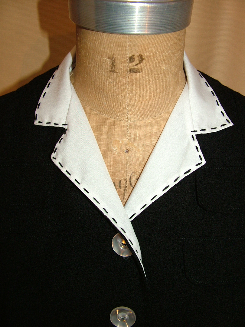 1930s Style Basic Day Dress Button up or Zipper with Patch Pockets Custom Made in Your Size From a Vintage Pattern 1938