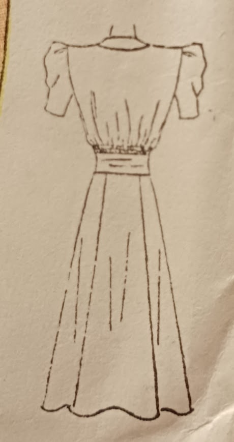 1930s Style Formal Gathered Button up Cummerbund Blouse and Flared Slip Dress Set Custom Made in Your Size From a Vintage Pattern 1939