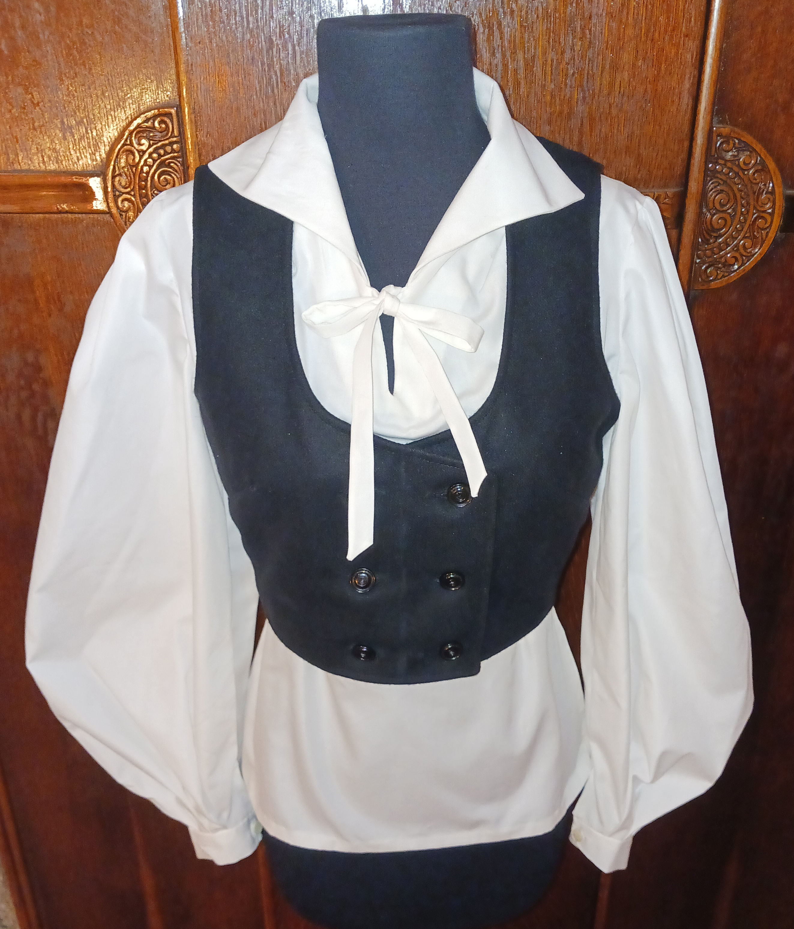 1940s Style Separates 4pc Blouse, Vest, Jacket and Skirt Set Custom Made in Your Size From Vintage Pattern 1940