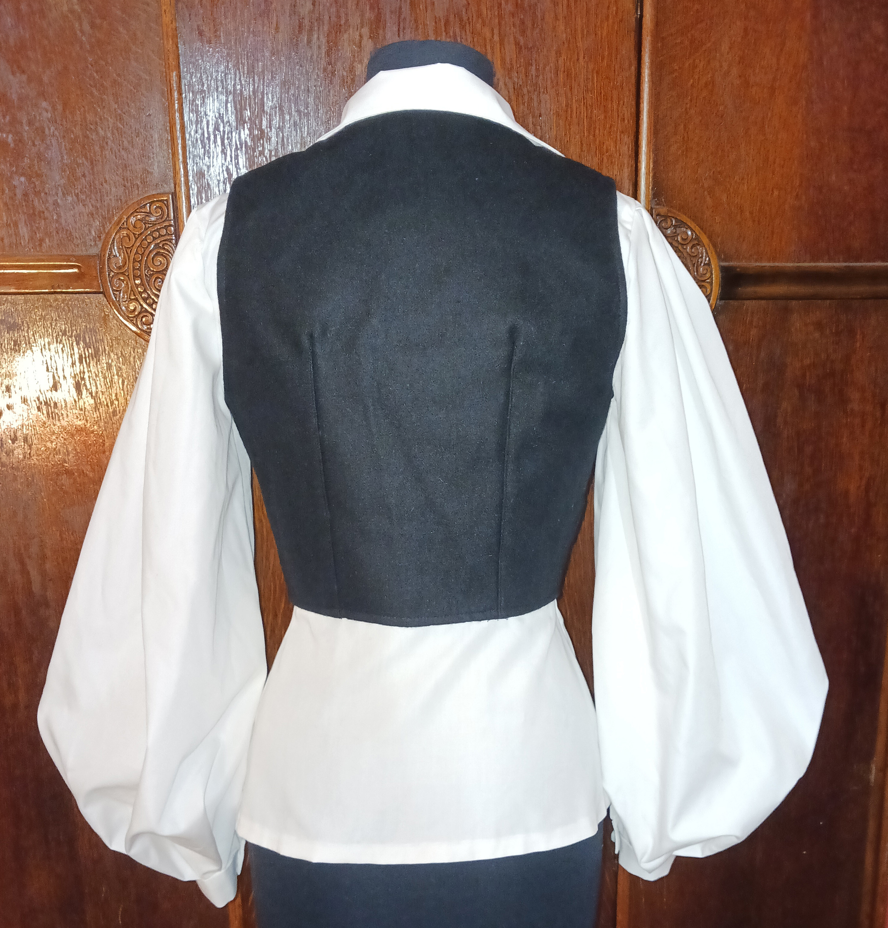 1940s Style Separates 4pc Blouse, Vest, Jacket and Skirt Set Custom Made in Your Size From Vintage Pattern 1940