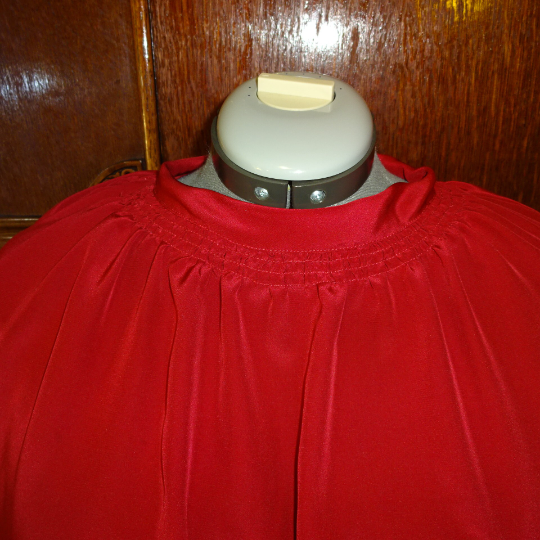 1930s Style Rolled Neck Raglan Sleeve with Cummerbund Midriff Blouse Custom Made in Your Size From a Vintage Pattern 1938