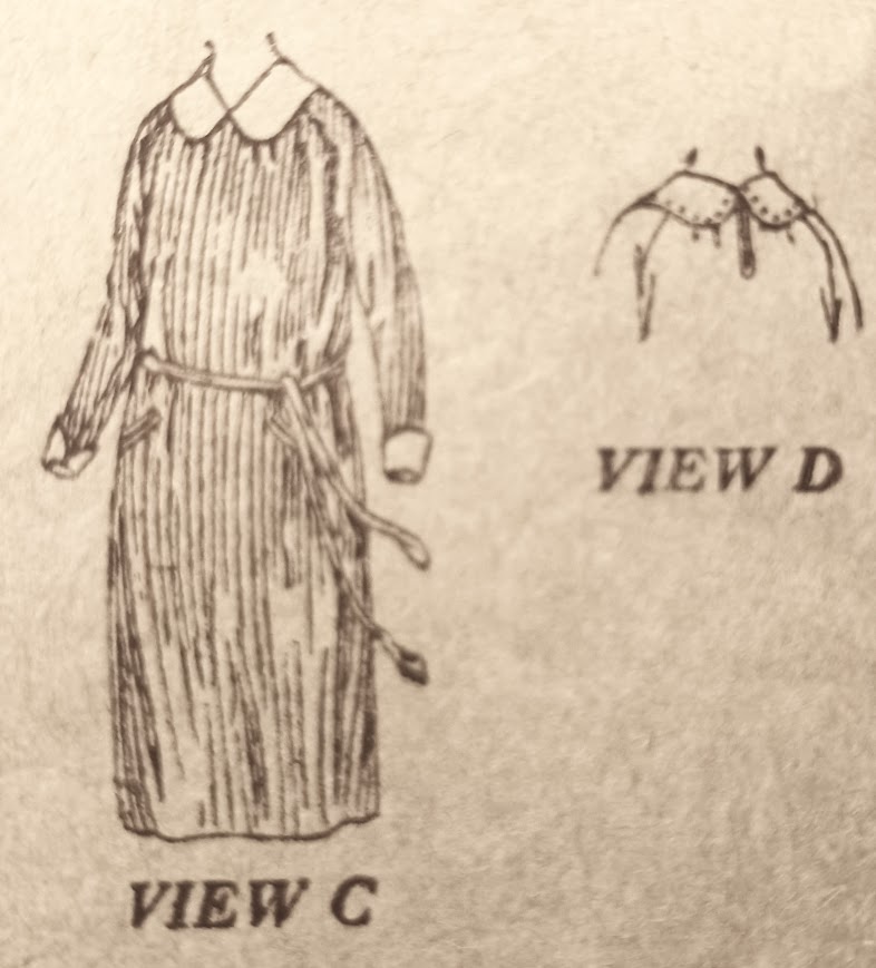 1920s Style Raglan Sleeve Basic Day Dress with Elastic Drop Waist Custom Made in Your Size From a Vintage Pattern 1922