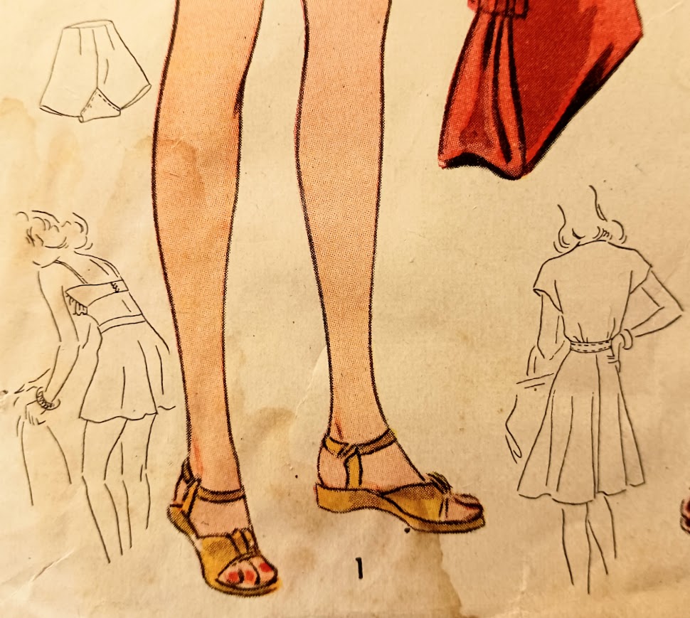 1940s Style Swimsuit Bathing Suit Bikini Playsuit or Summer Dress Custom Made in Your Size From a Vintage Pattern 1942