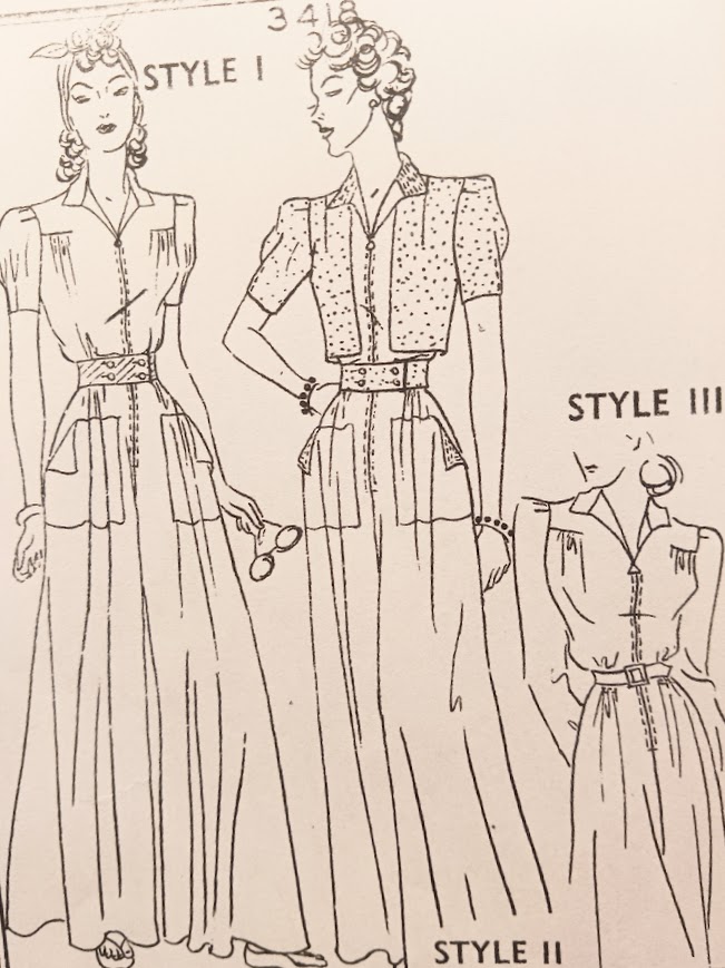 1940s Style Jump Suit Palazzo Pants Beach Pajamas Custom Made in Your Size From a Vintage Pattern 1940