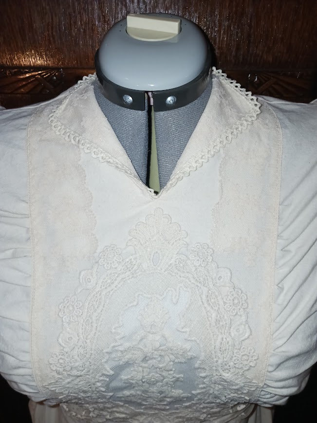 1930s Style Gathered Front Blouse with Puffed Sleeves Custom Made in Your Size From a Vintage Pattern 1939