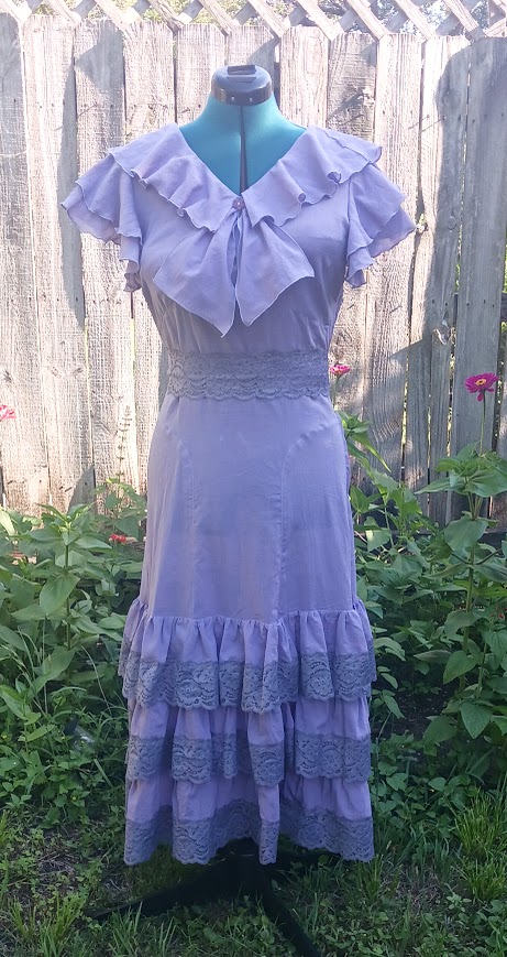 1930s Style Evening Dress with Ruffle or Balloon Sleeves Custom Made in Your Size From a Vintage Pattern 1934