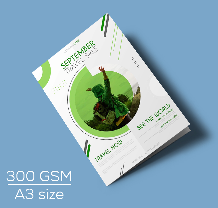 A3 Brochure 300 gsm