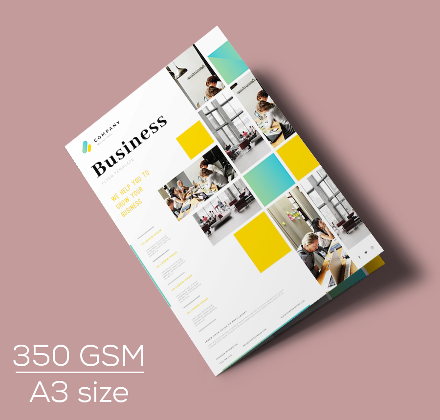 A3 Brochure 350 gsm