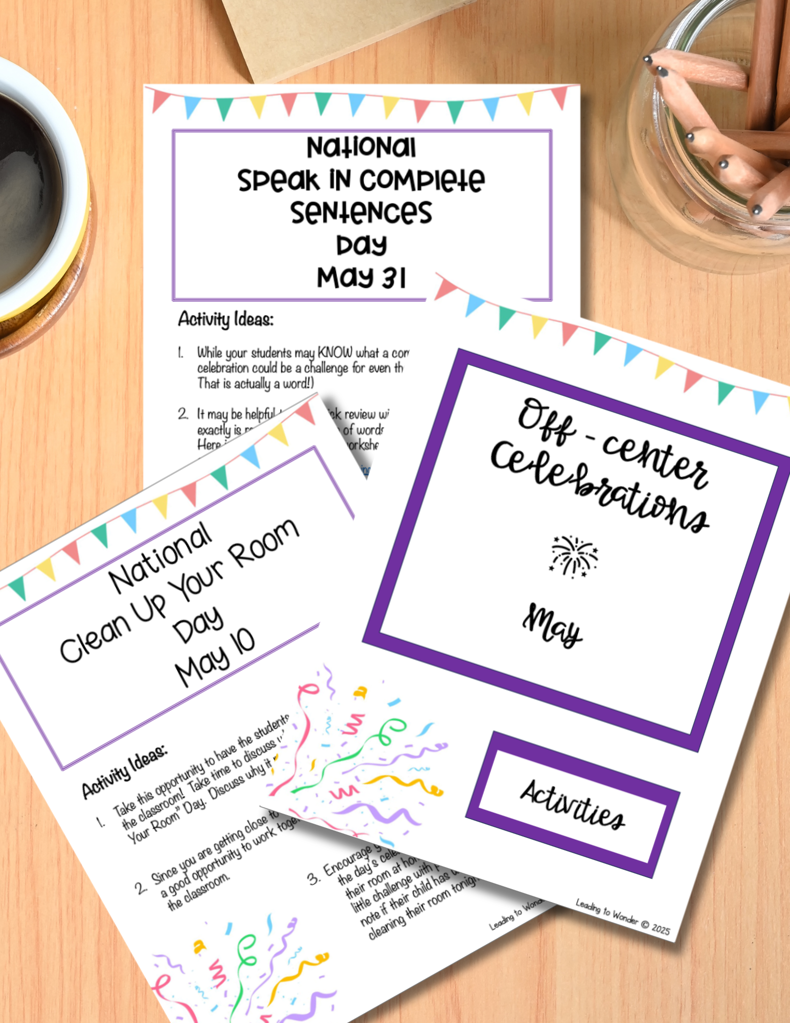 May - Daily Off-Centered Celebrations