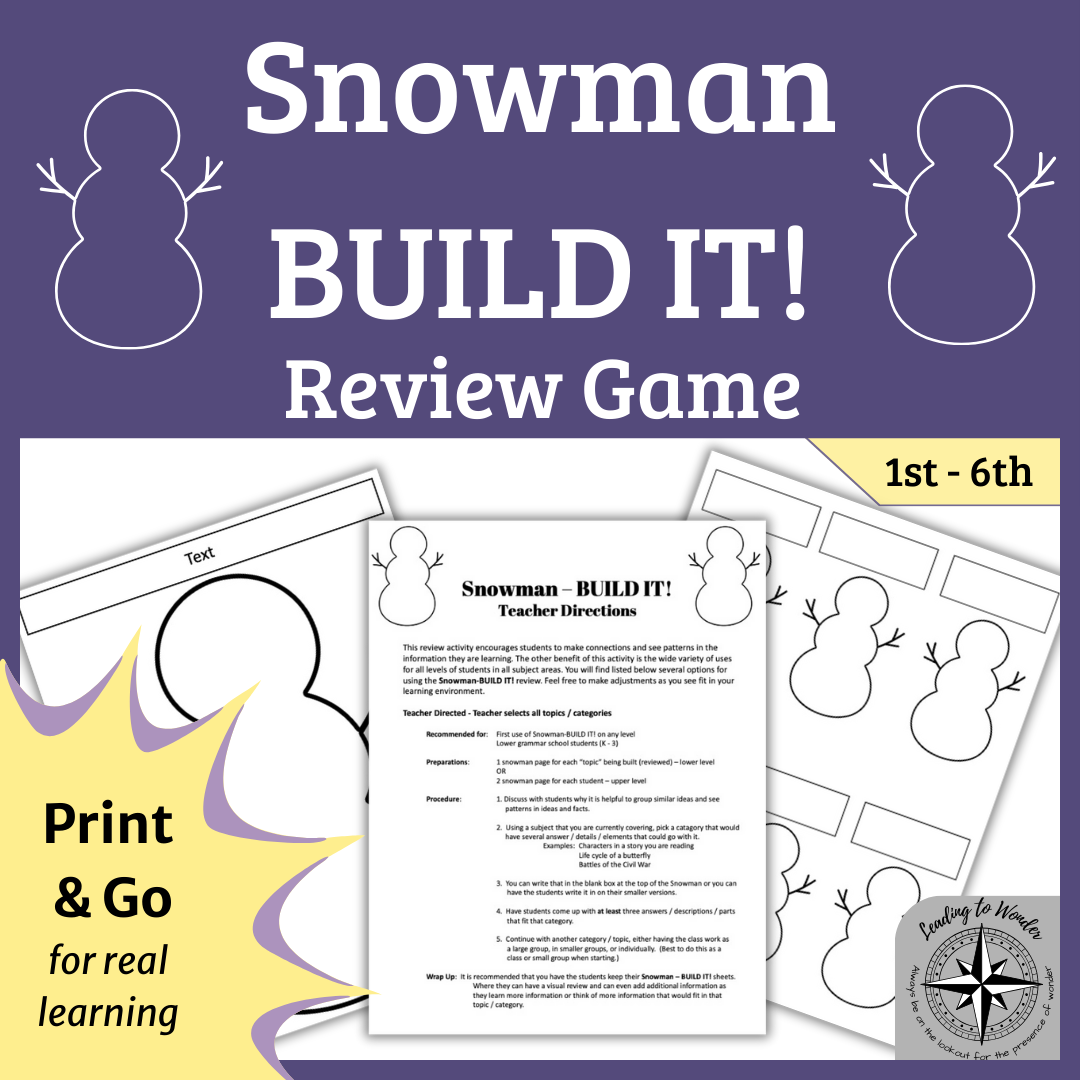 Snowman - BUILD IT!