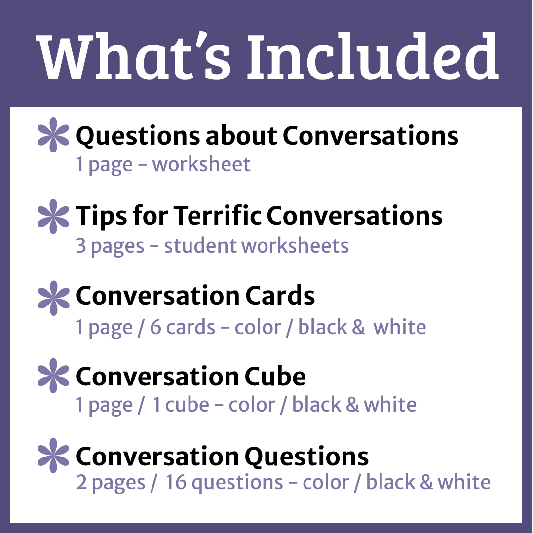 Building Better Conversations: A Complete Conversation Skills Packet (Grades 1–8)