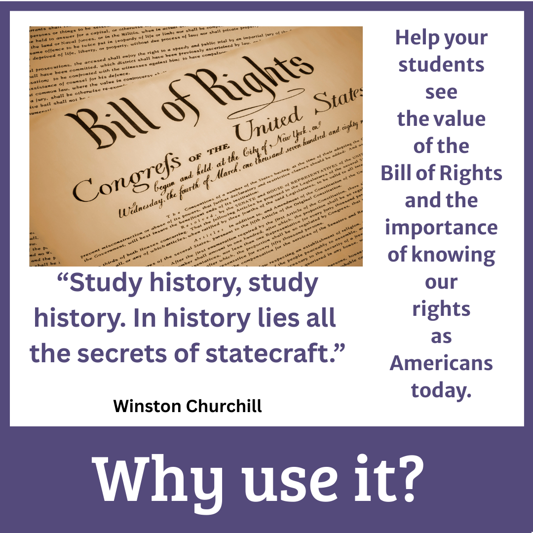 Bill of Rights:  Interpretation & Application Activities | Constitution Study for Grades 4–8