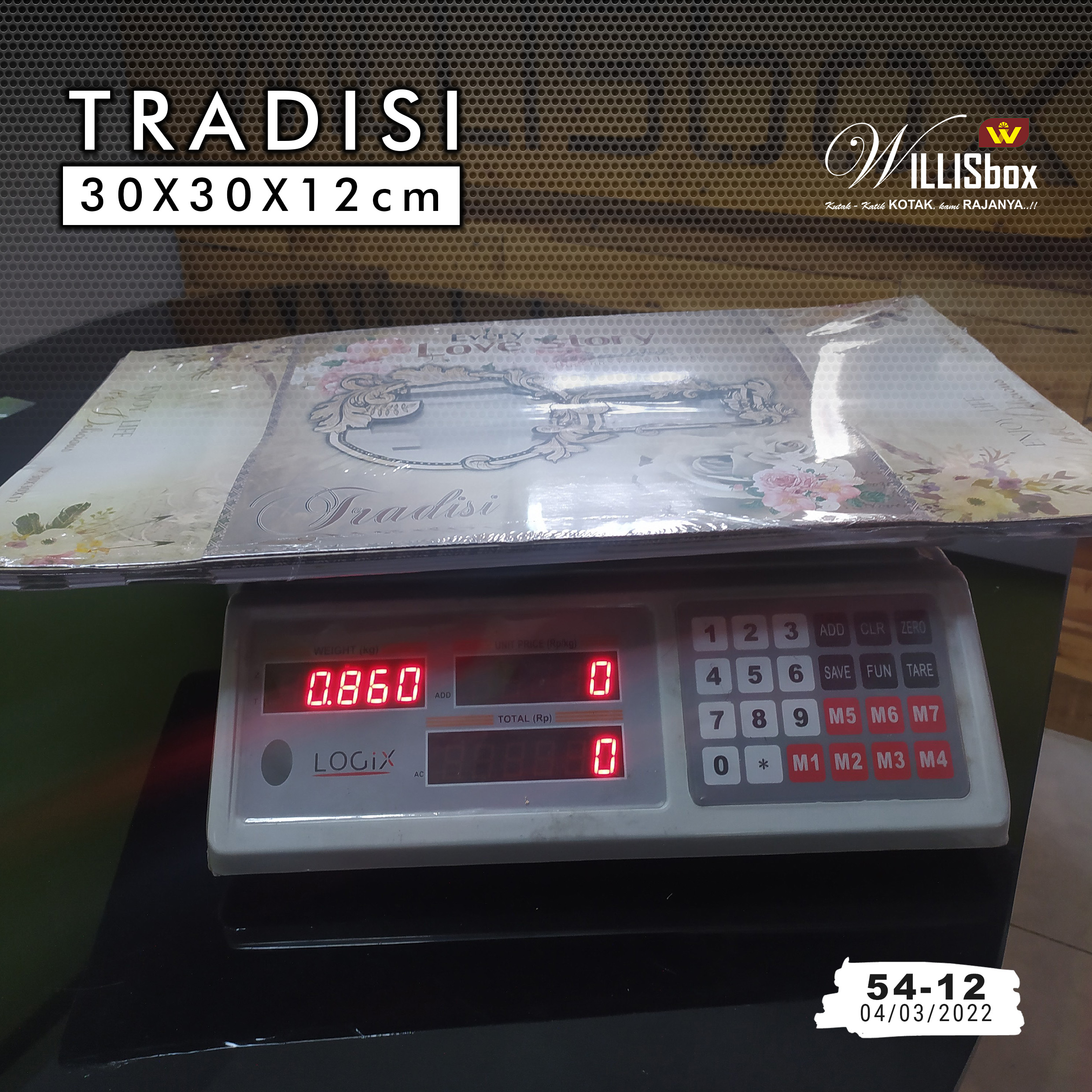 Box Kue 30x30x12 TRADISI 