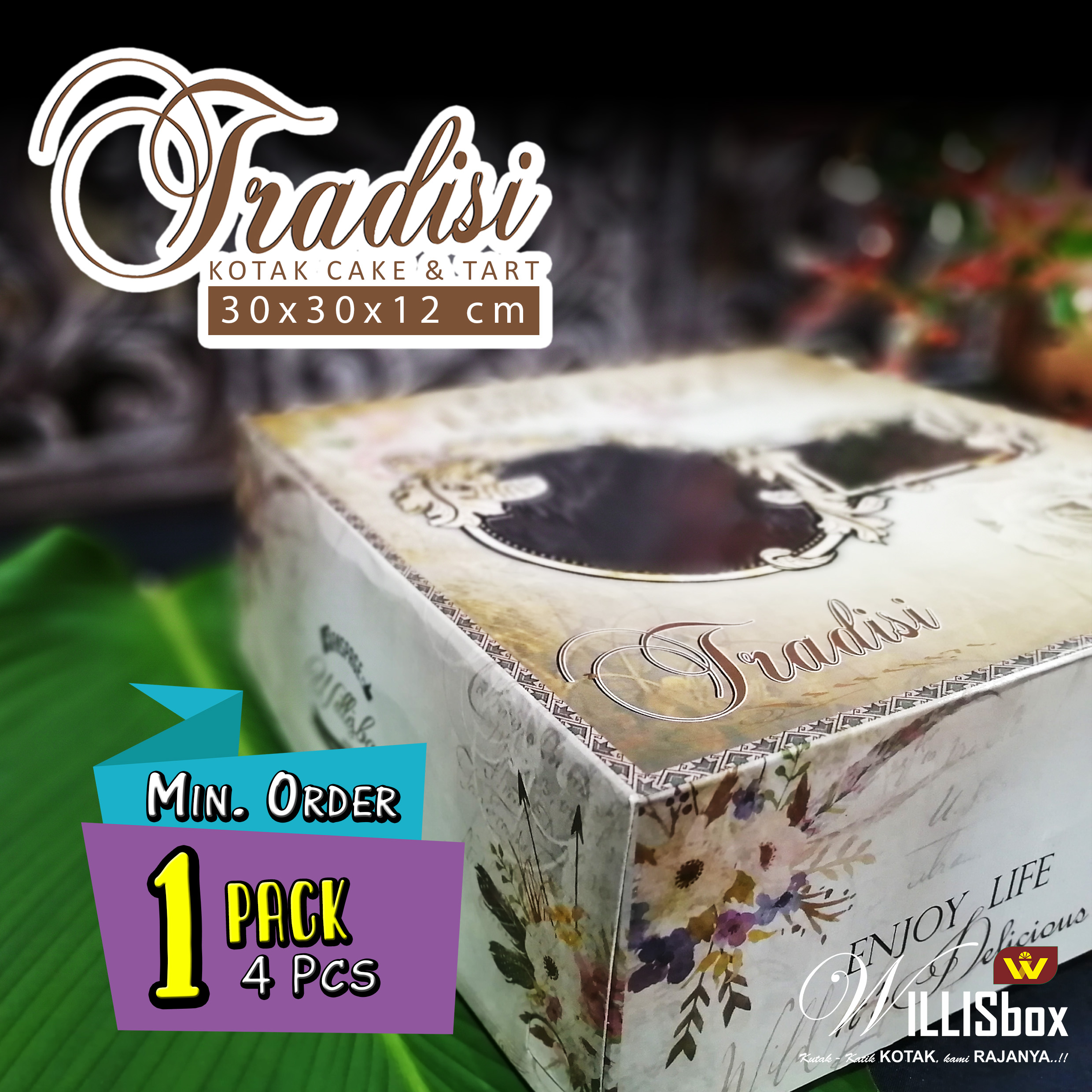 Box Kue 30x30x12 TRADISI 