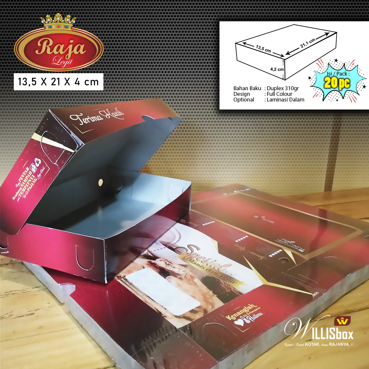 Kotak Martabak 13x21x4 SMART+ 