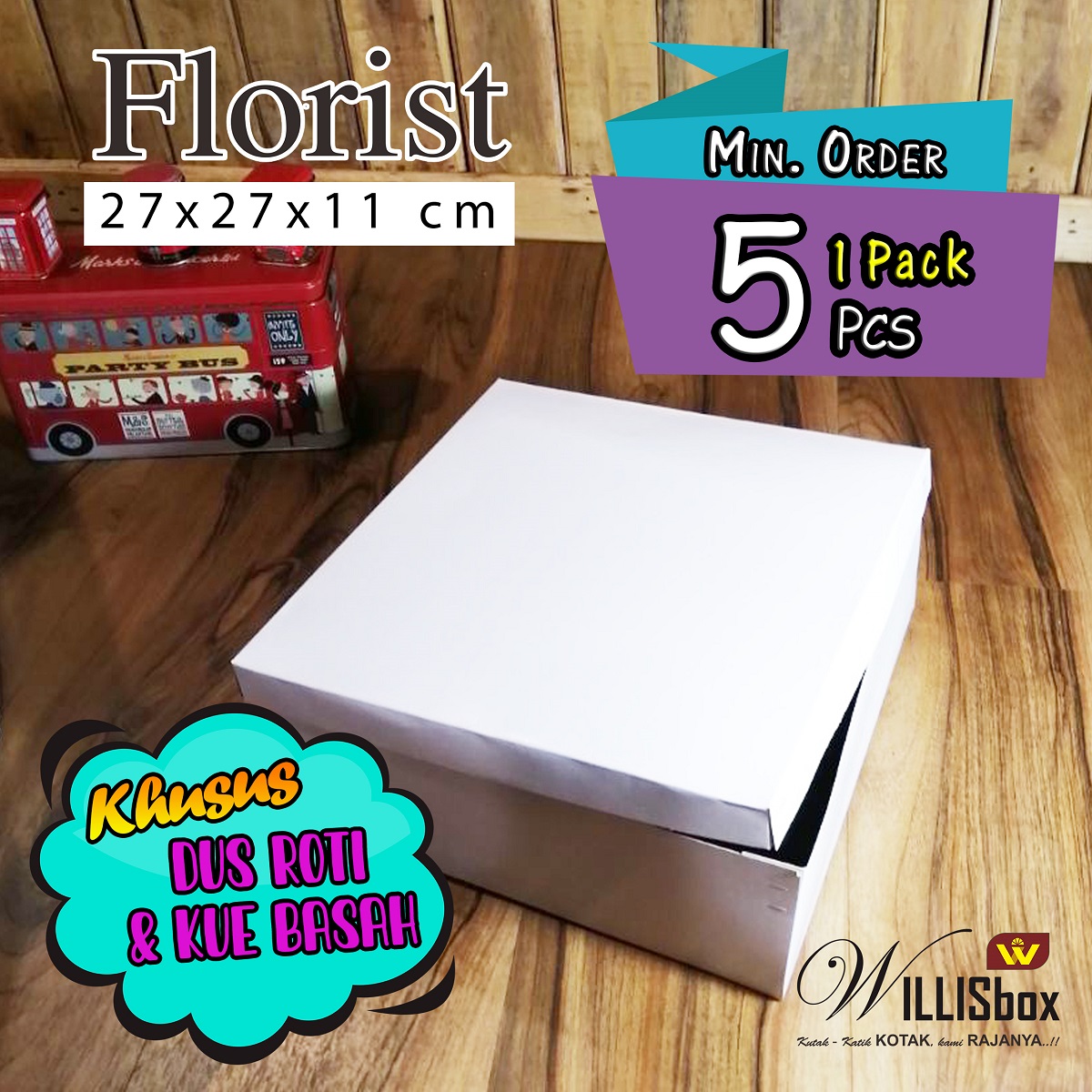 Box Kue 27x27x11 TPSM