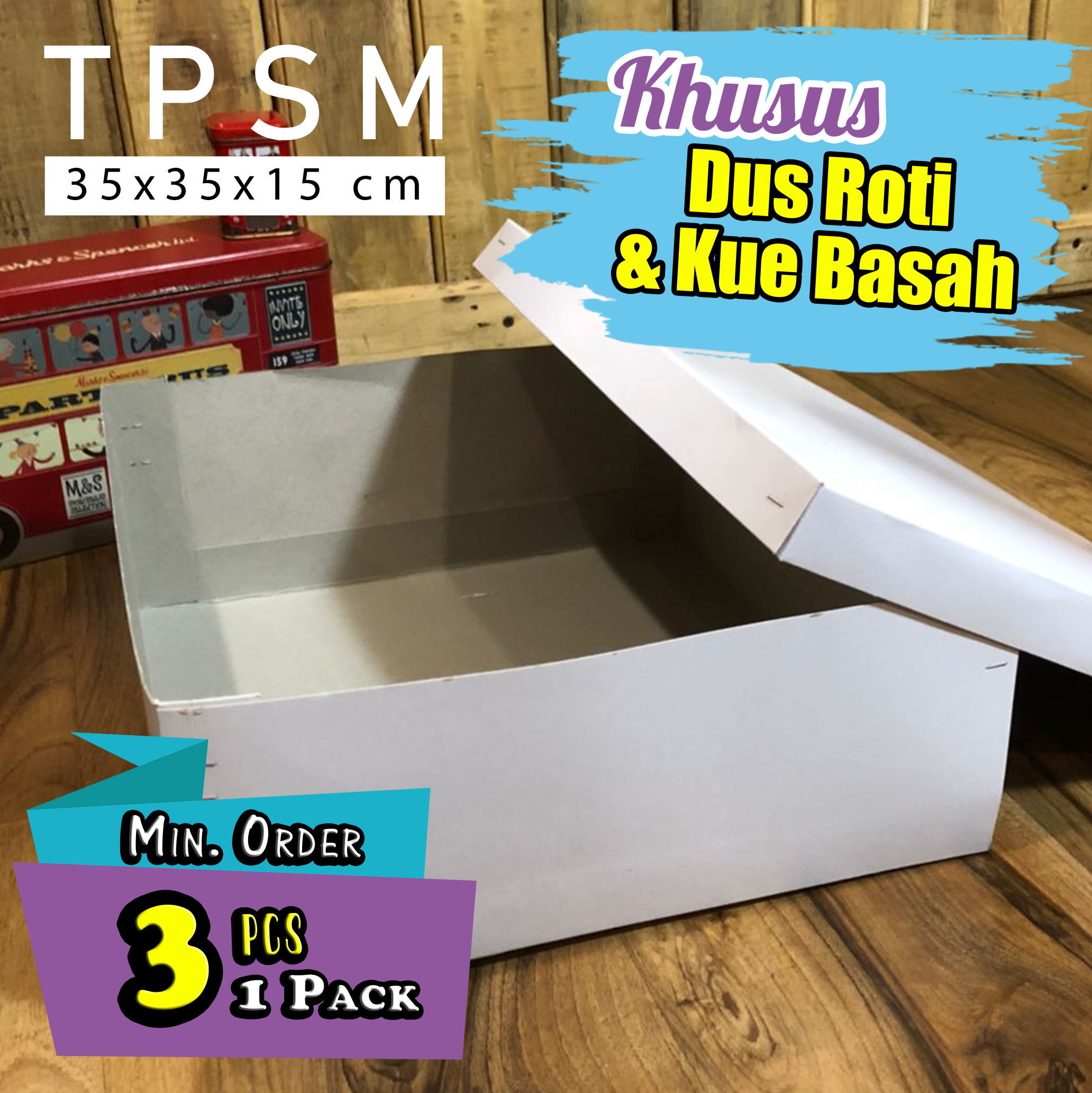 Box Kue 35x35x15 TPSM XTRA