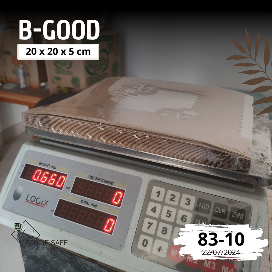 Kotak Kue 20x20x5 B-good Lmt Jendela 