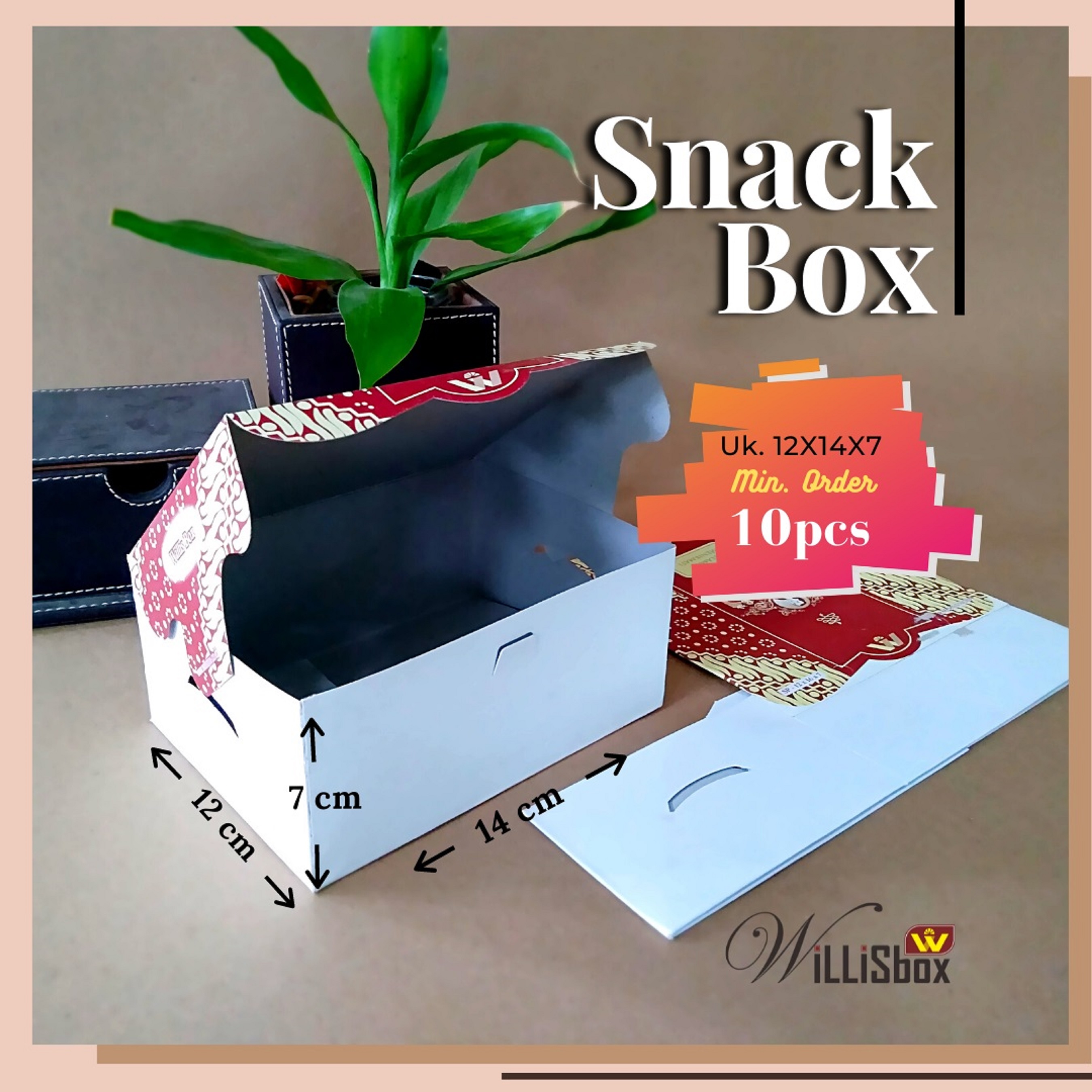 Snack Box 12x14x7 SP-SEL (Motif) 