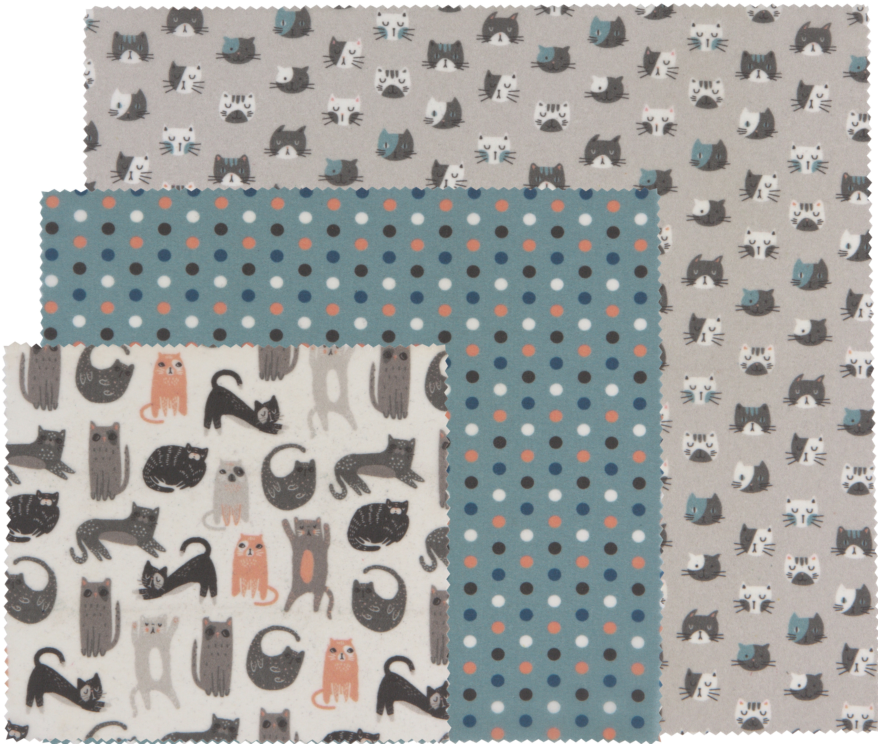Cats Beeswax Wrap