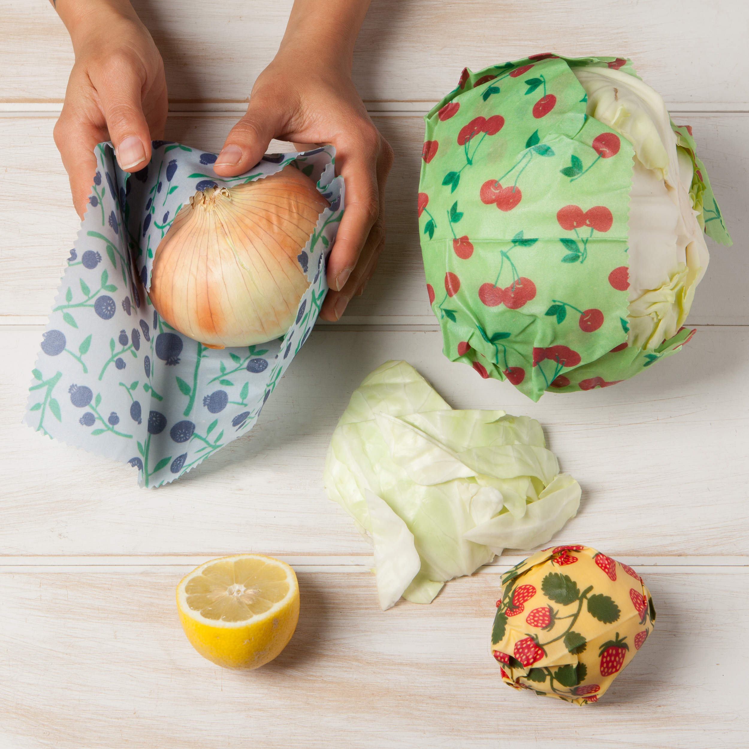 Berries & Fruits Beeswax Wrap