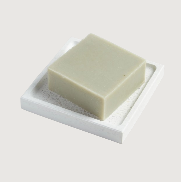 Square Diatomaceous Soap Dish
