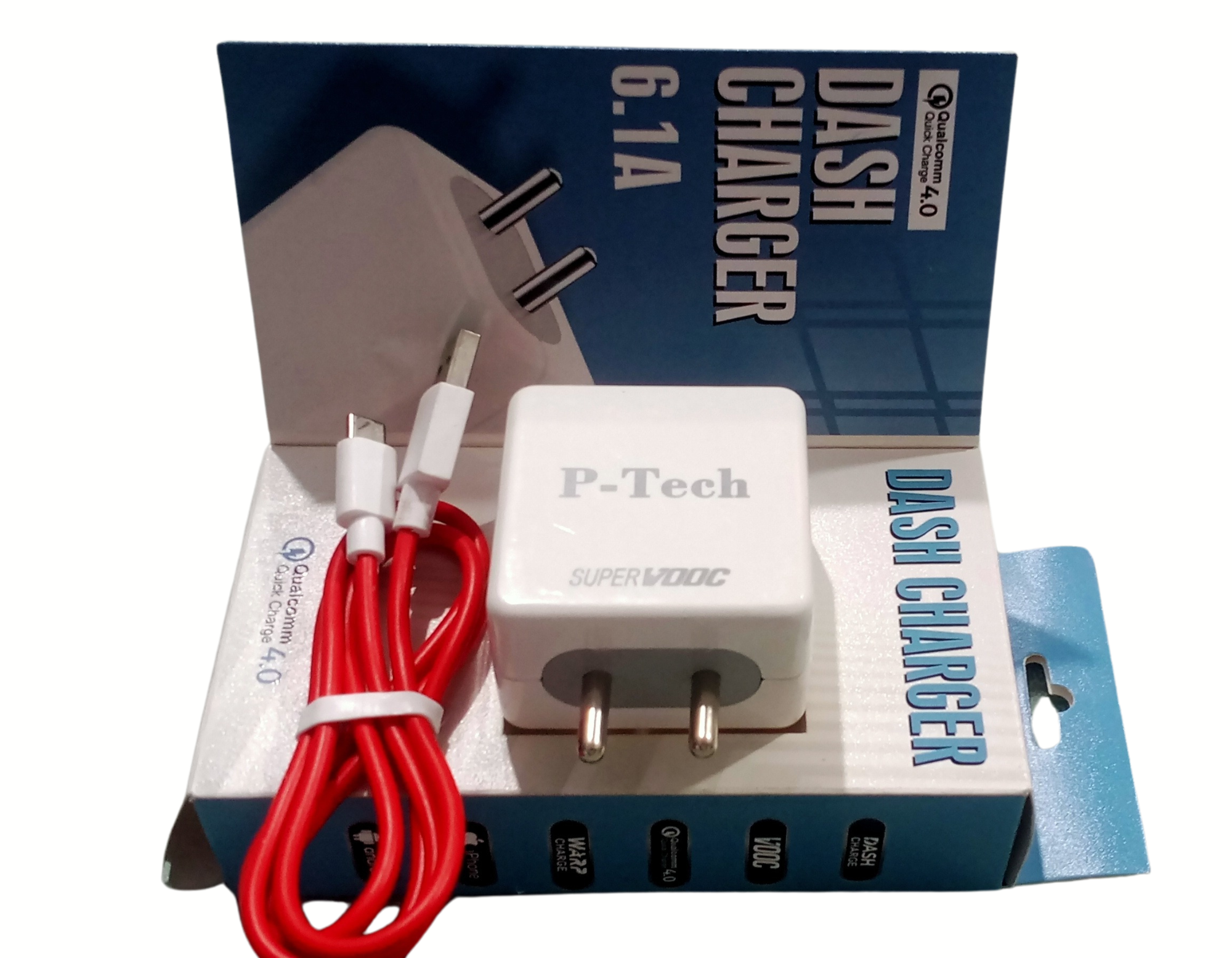 65w Fast Charger Warp/Dash/SUPERVOOC Charger for | 65 Watt Adapter with Type C Cable for WARP/SuperVooc Compatible for all smartphones that support Fast Charging