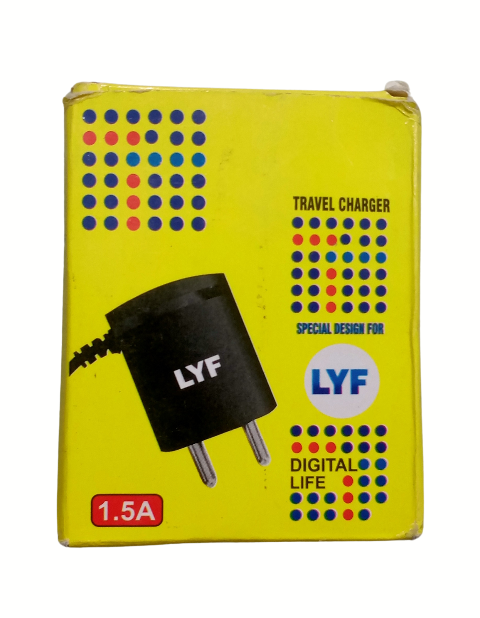 JIO 1.5 AMP Jio Charger with Fast Charging || Compatible for Jio Mobile Phone and All Keypad Mobile Phones (Input 240V Output 5 Volt) Black