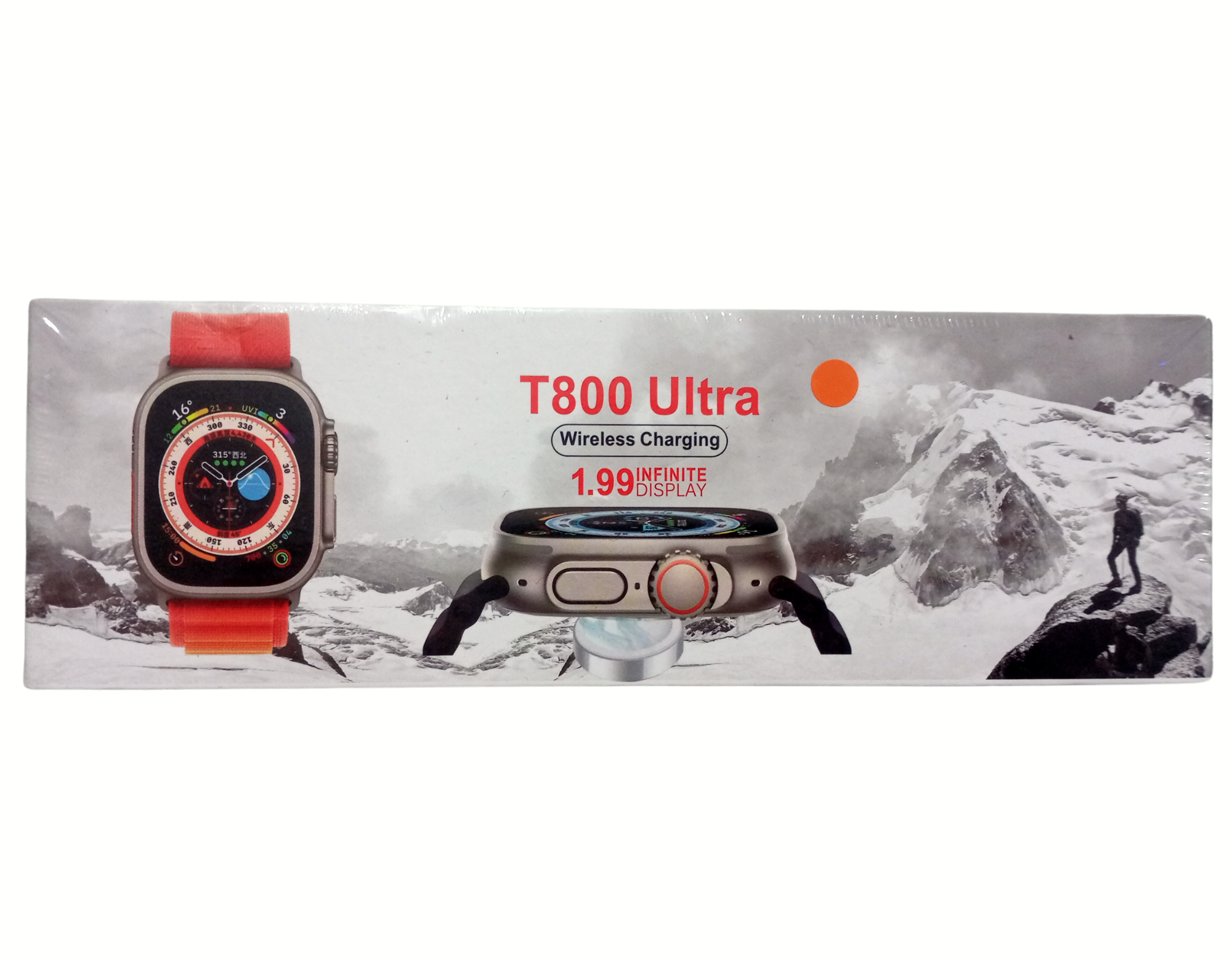 T800 Ultra Smart Watch 1.9” (4.8 cm) Display, Bluetooth Calling HD Smart Watch, Sports Mode, Heart & SpO2 Monitoring, IP68, Fast Charging Smart Ultra 8 Series Watch (Gray)