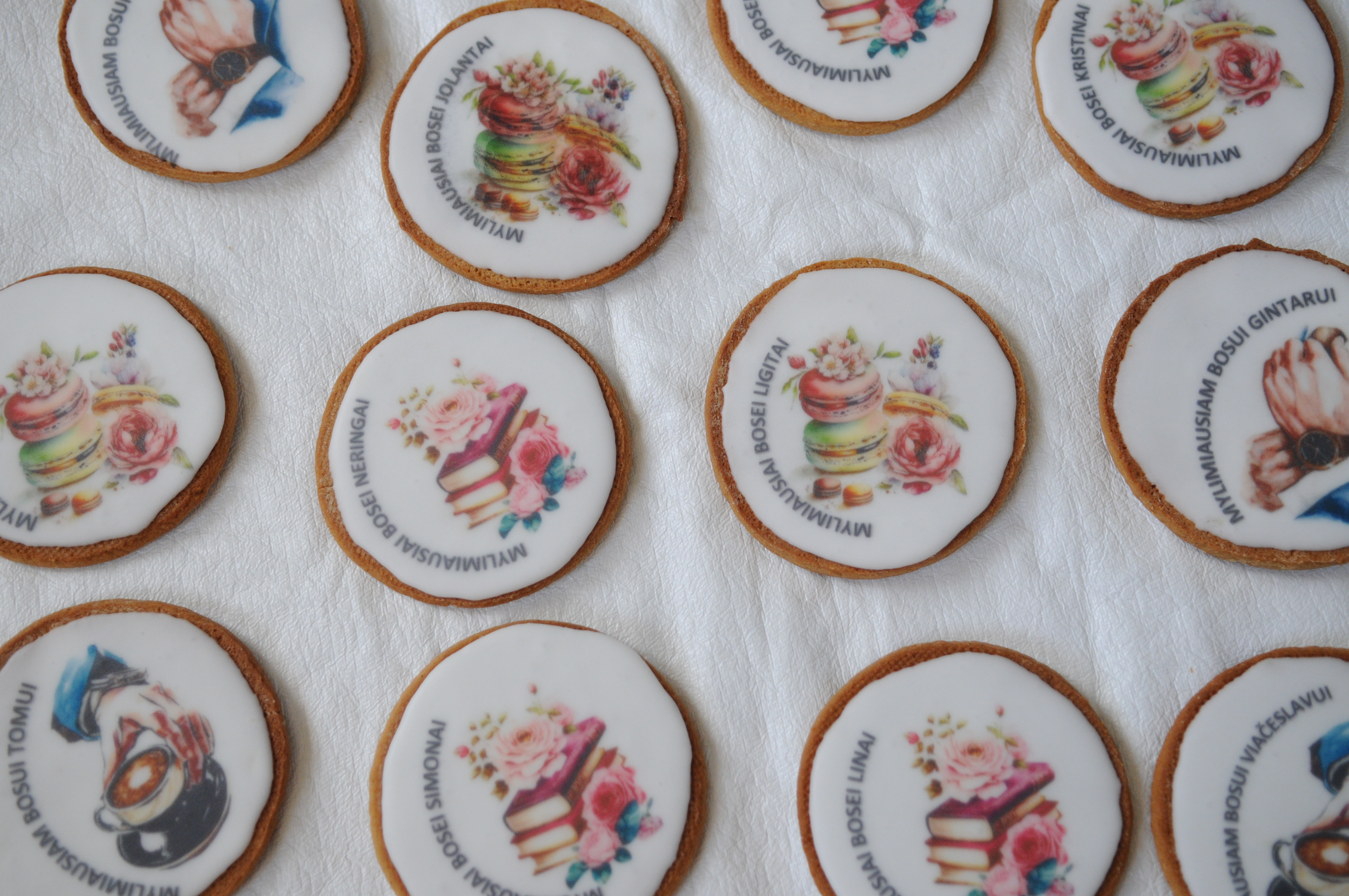 Personalizuotas veganiškas sausainis