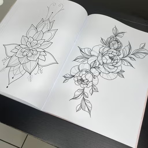 Simpler Lines Vol. II Colouring Book