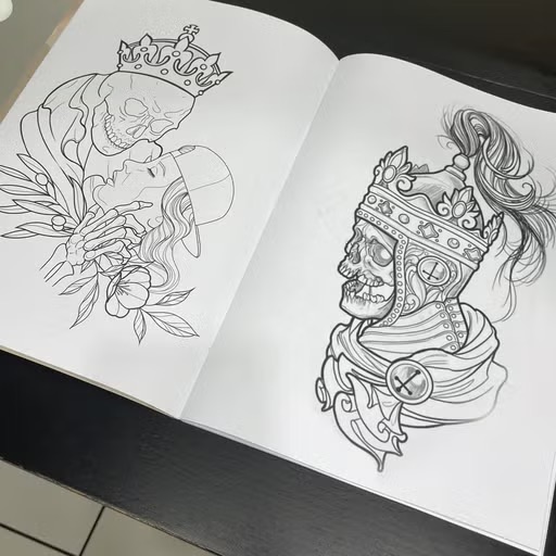 Simpler Lines Vol. II Colouring Book