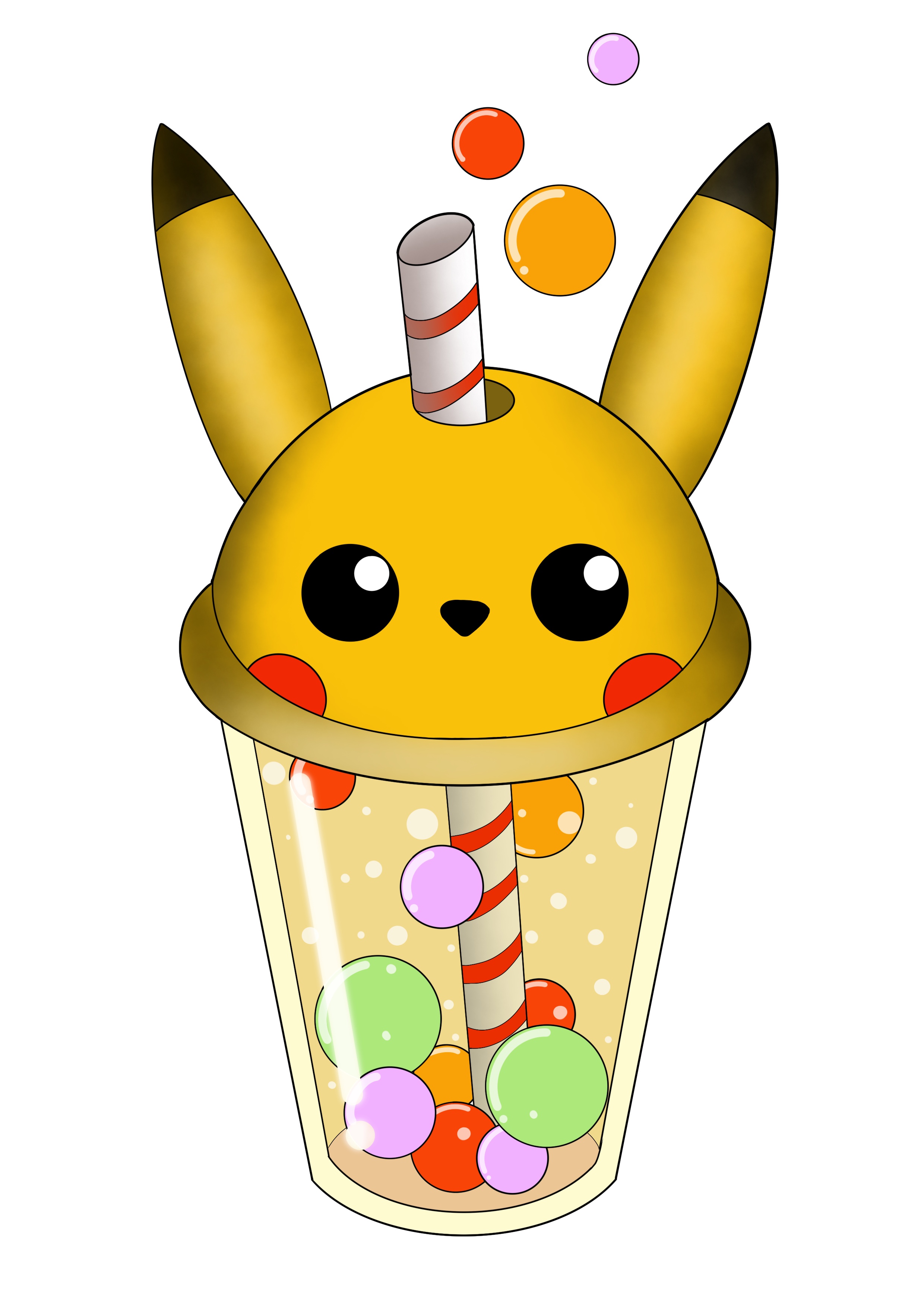 Kawaii Bubble Tea Sticker Pack