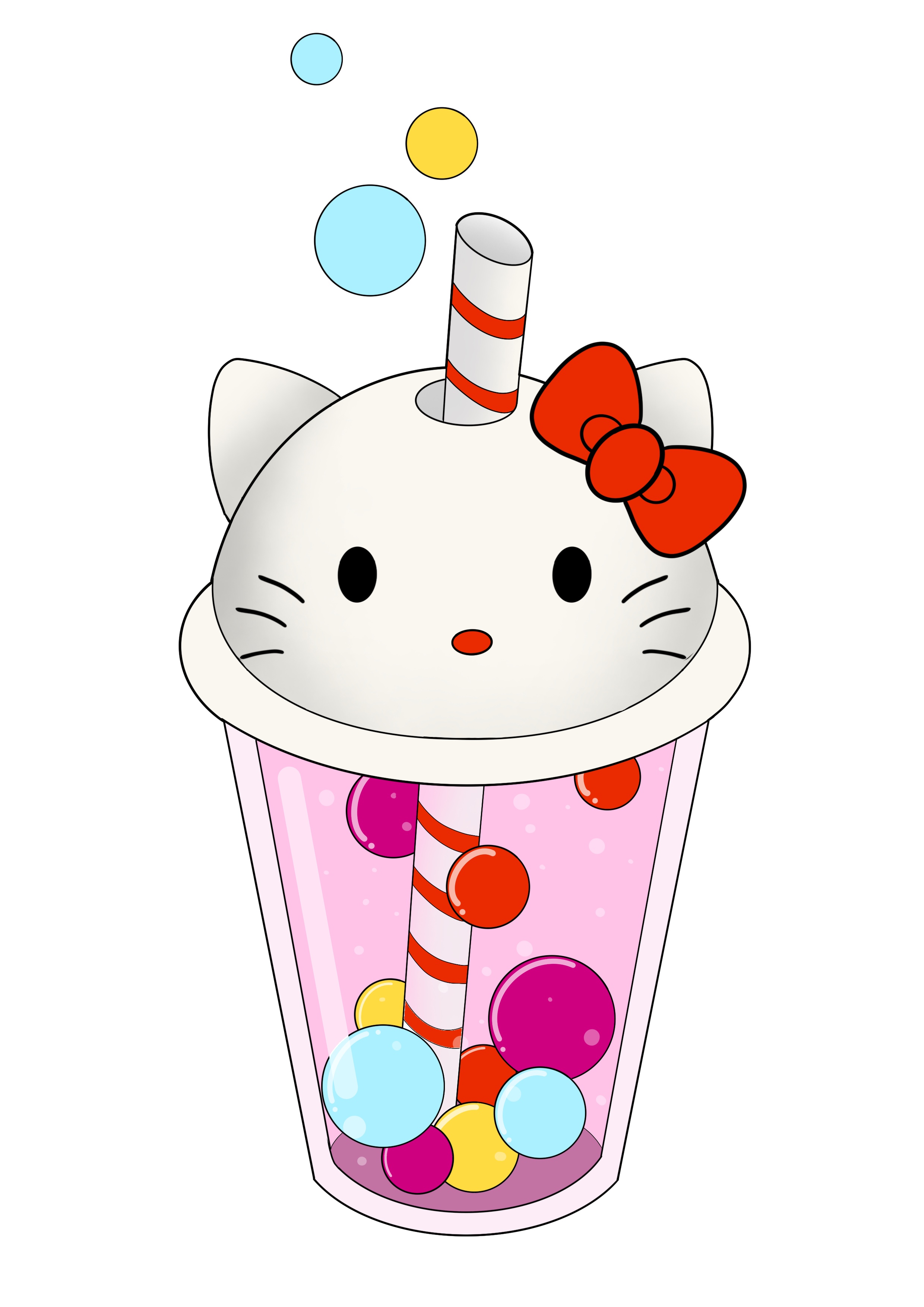 Kawaii Bubble Tea Sticker Pack