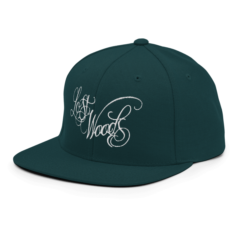 Script Snapback Cap