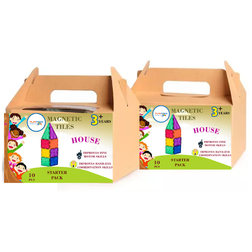 Playmags House Click In Magnetic Tiles Starter Pack - S.T.E.M Toys