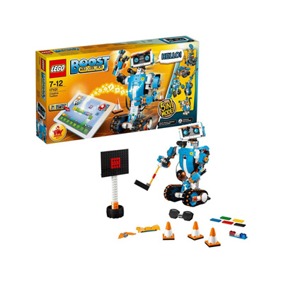 LEGO 17101 Boost Creative Toolbox Robotics Kit, 5 in 1 App Controlled Building Model with Programmable Interactive Robot Toy and Bluetooth Hub, Coding Kits for Kids