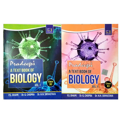 A Text Book of Biology for Class 11 (Vol. 1 & 2) (2019 and 2024)
