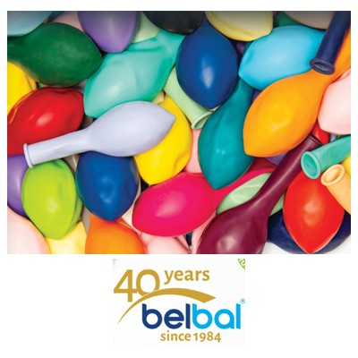 Belbal Assorted Pastel/Chrome/Metallic Balloons - 200 - 9 Inches, 12 Inches for Decoration