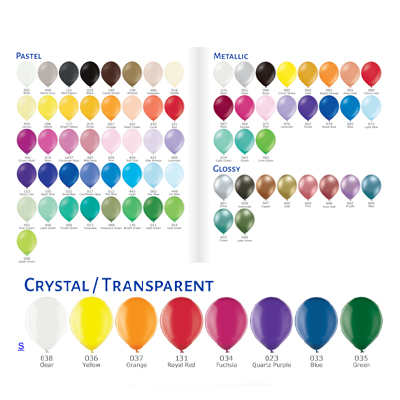 Belbal Assorted Pastel/Chrome/Metallic Balloons - 200 - 9 Inches, 12 Inches for Decoration
