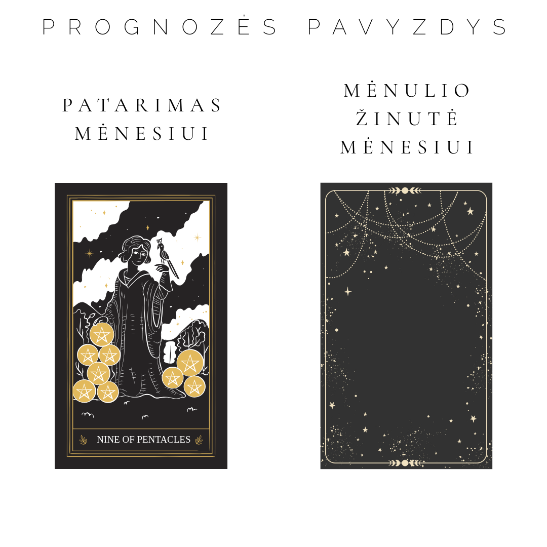 Asmeninis Tarologinis mėnesio PATARIMAS