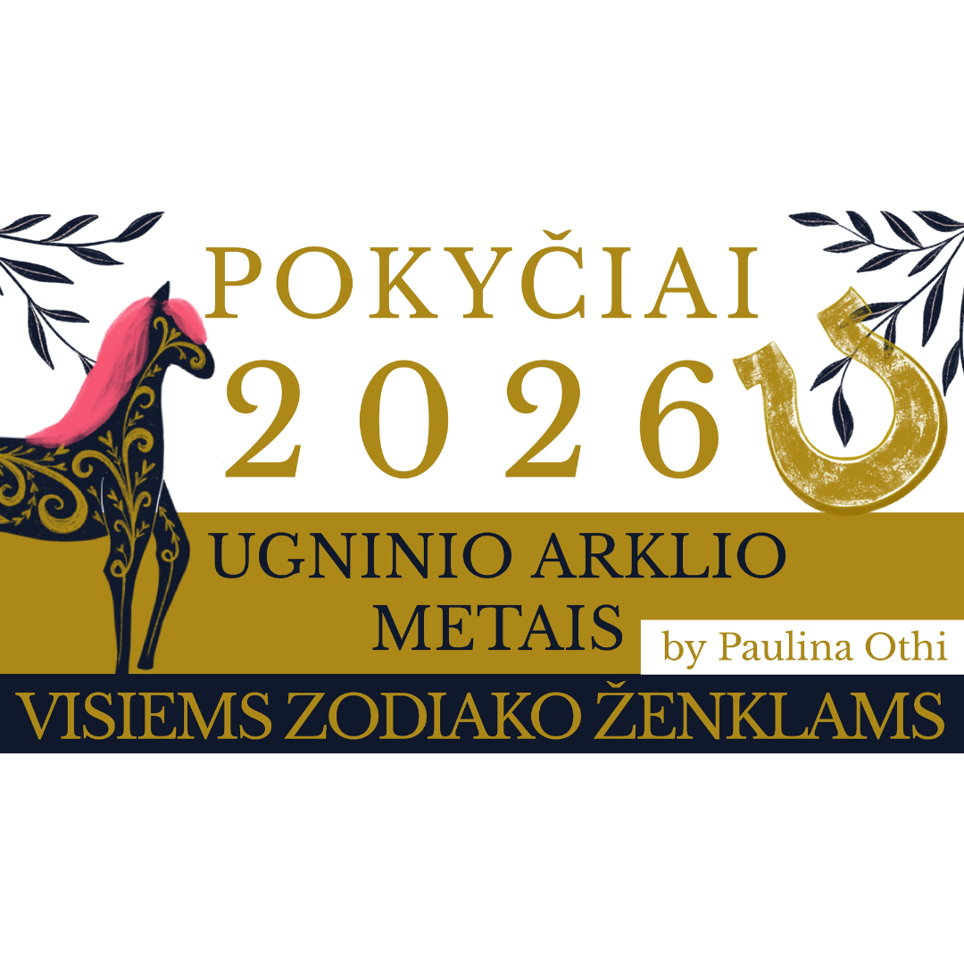 2026 m. Ugninio Arklio POKYČIAI 12-ai zodiako ženklų