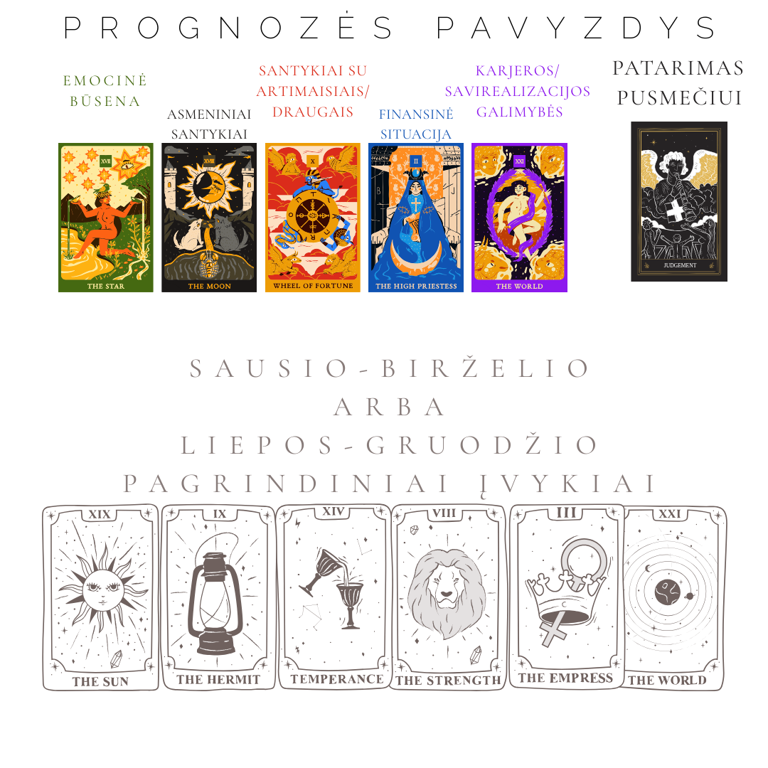 Asmeninė Tarologinė PUSMEČIO prognozė + 5 gyvenimo sričių apžvalga bei patarimas 