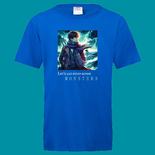 Let's Find Monsters (Gabriel Beckhart) T-Shirt