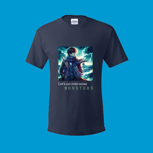 Let's Find Monsters (Gabriel Beckhart) T-Shirt