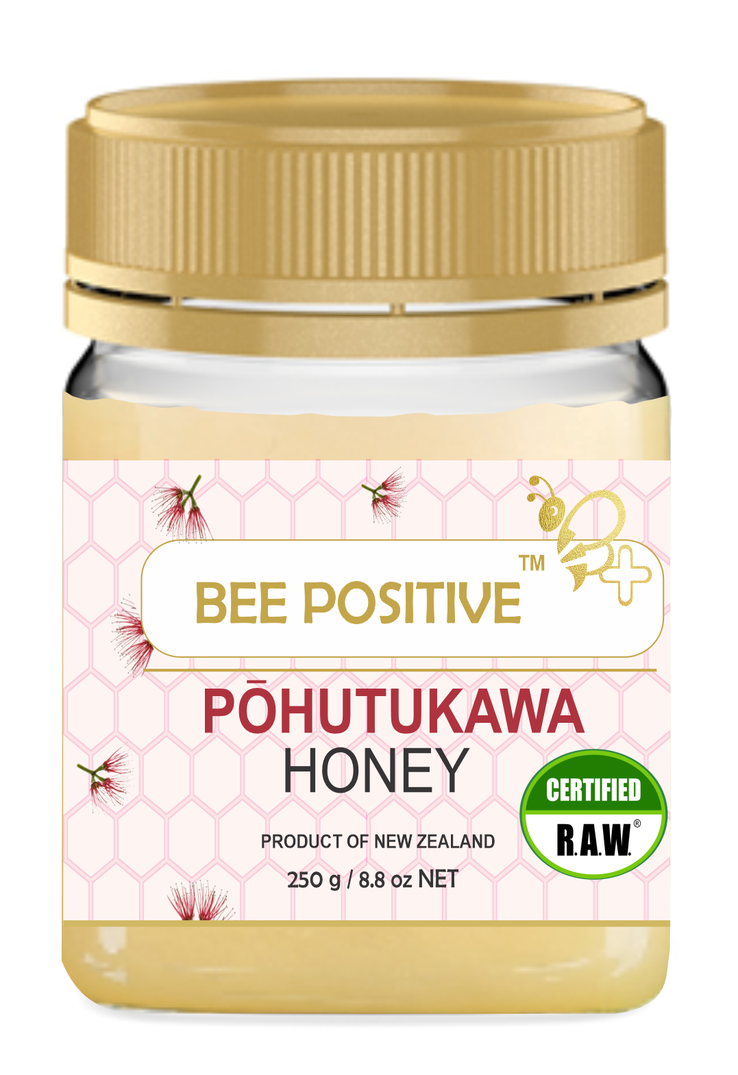 Bee Positive Pohutukawa Honey (250g)