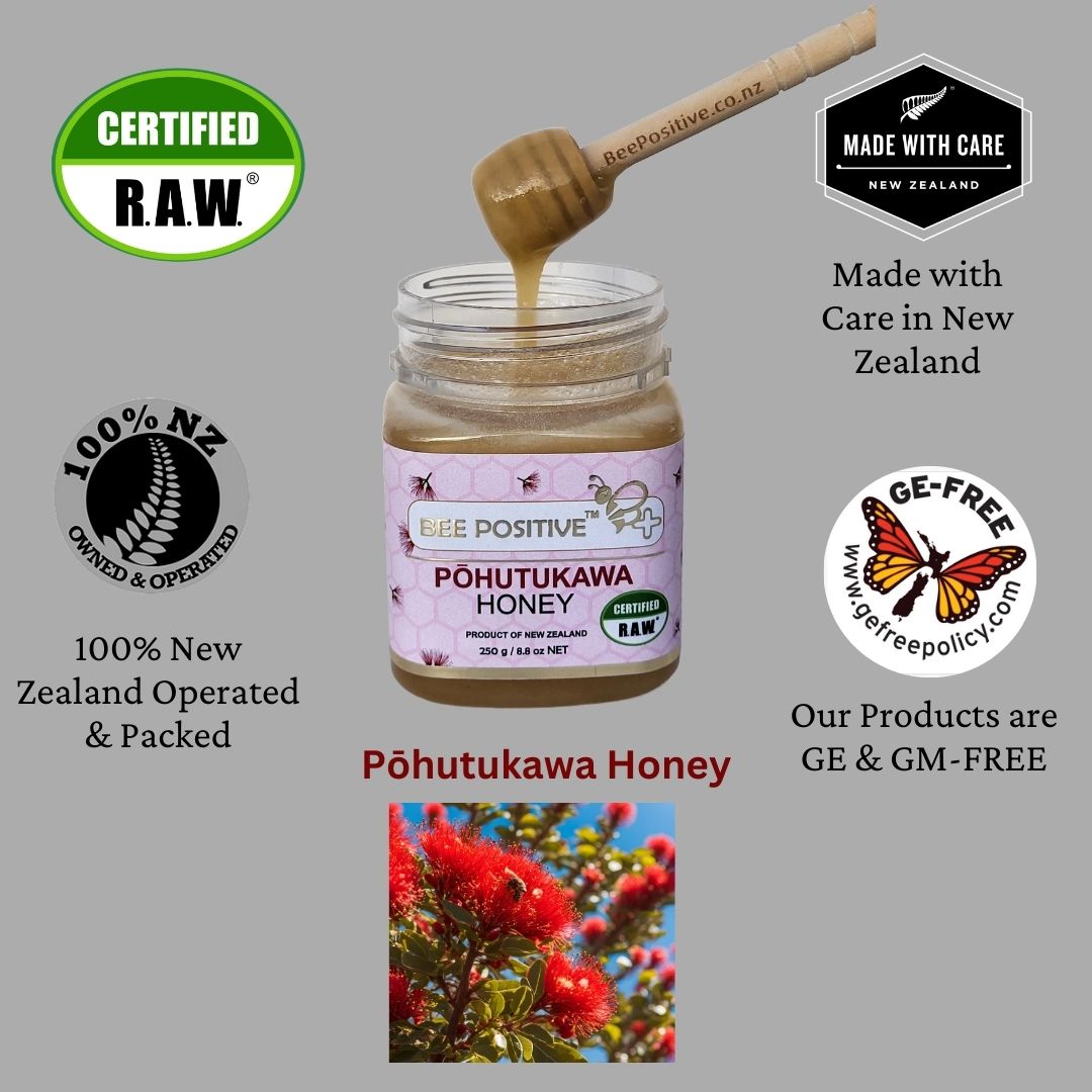 Bee Positive Pohutukawa Honey (250g)