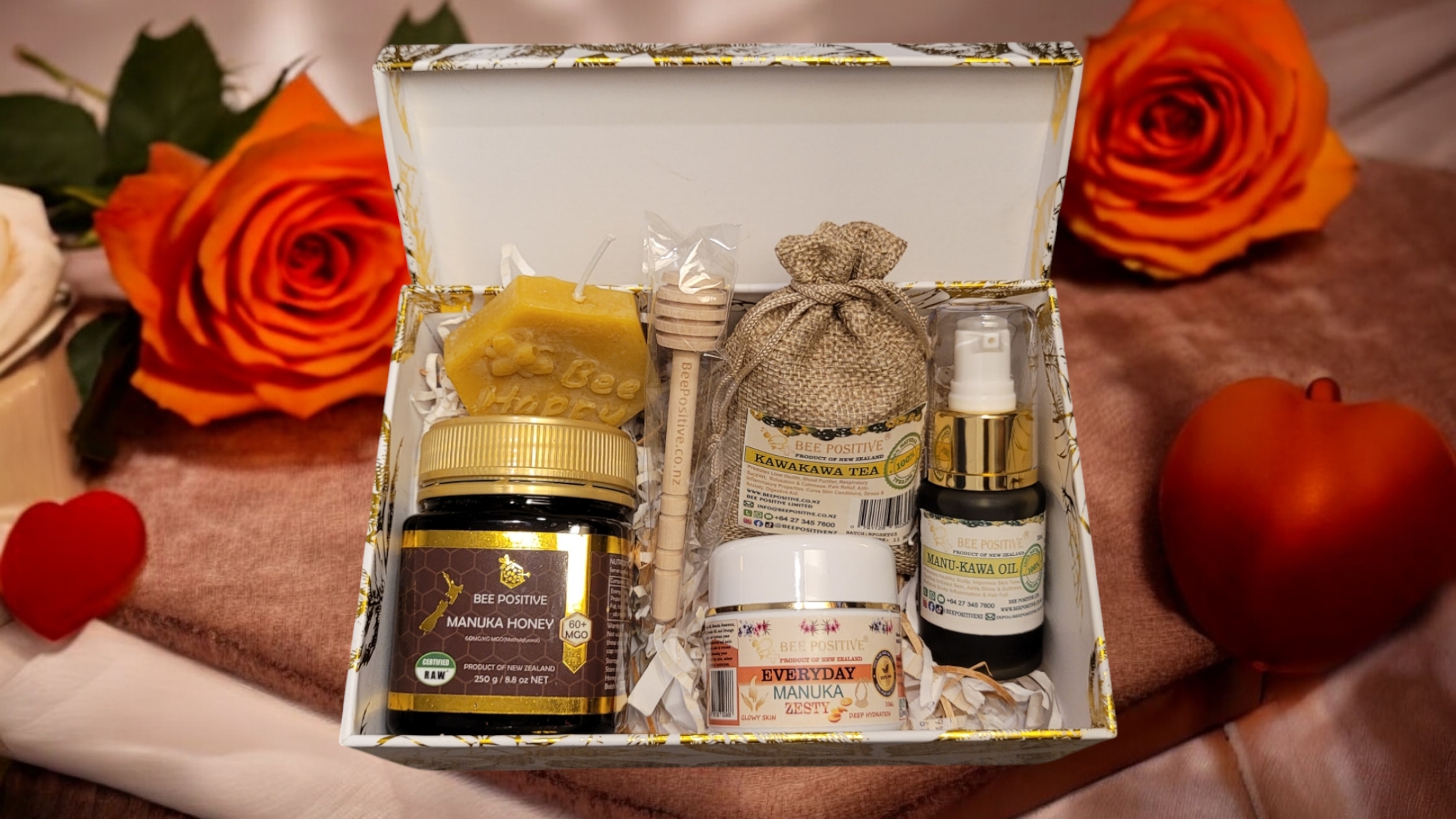 Bee Positive Royal Manuka & Kawakawa Gift Box for Her