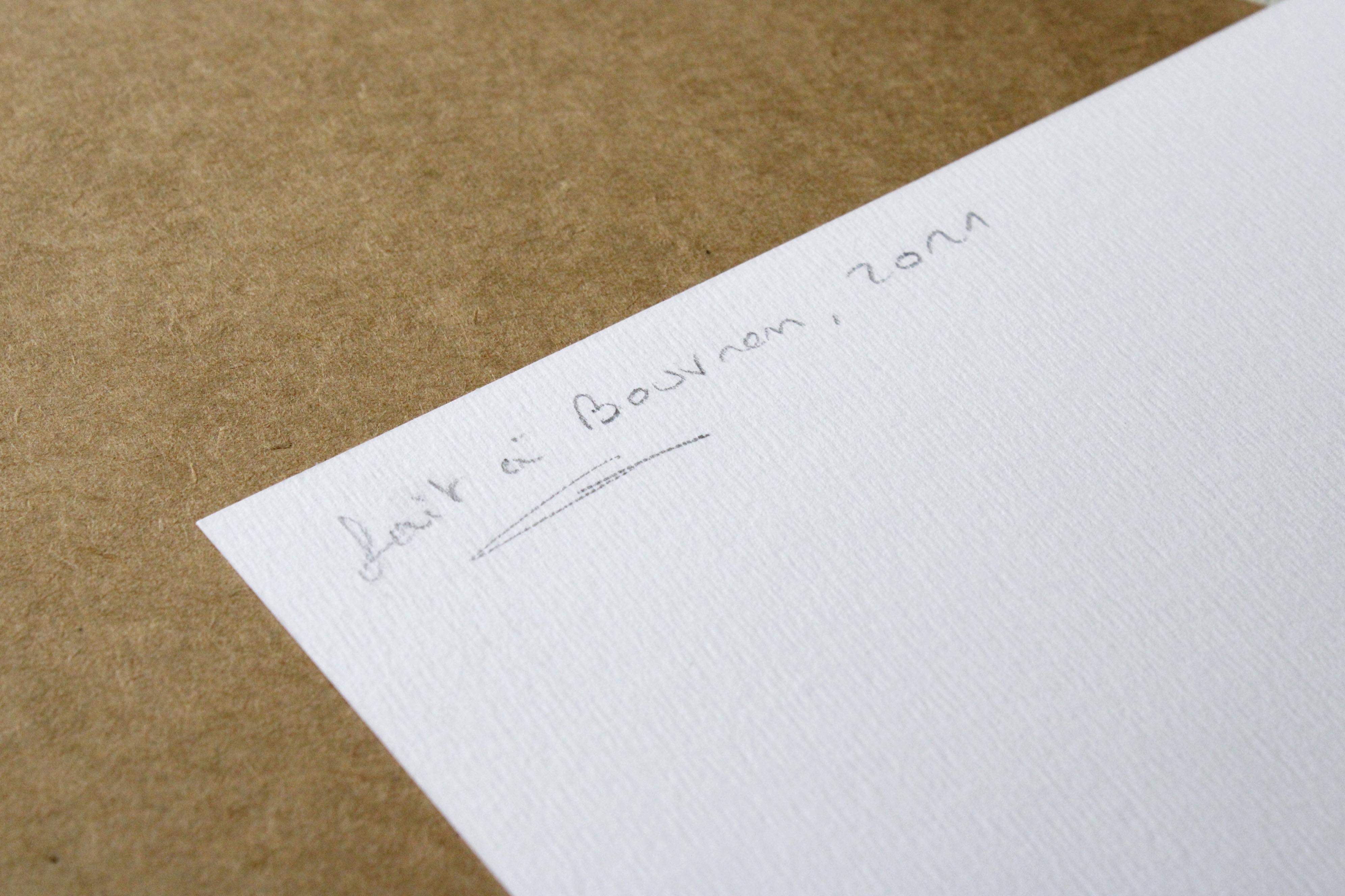 Affiche papier aquarelle A5 et carte postale - Coquelicot